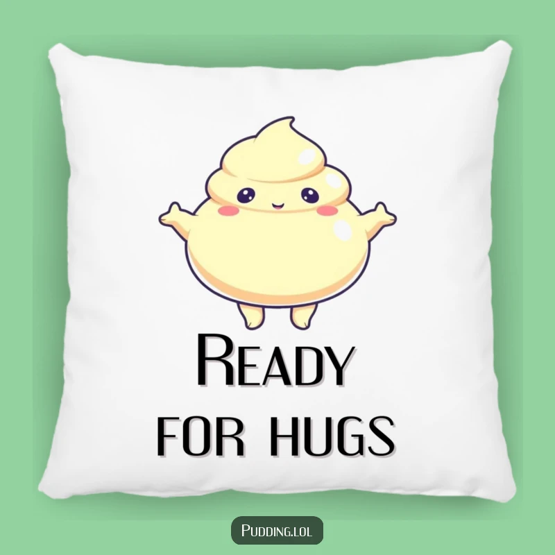 Funny Jiggly Pudding Arms Out Pillow: Cozy Hugs, Adorable Funny Gift
