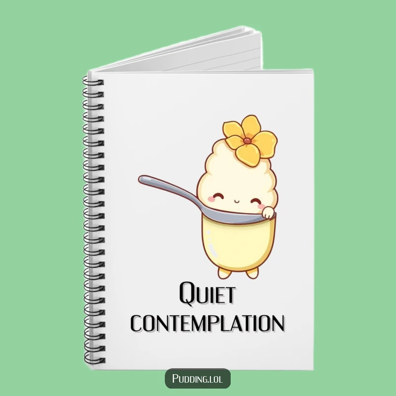 Funny Shy Pudding Notebook: Jot Down Sweet Thoughts, Perfect Gift